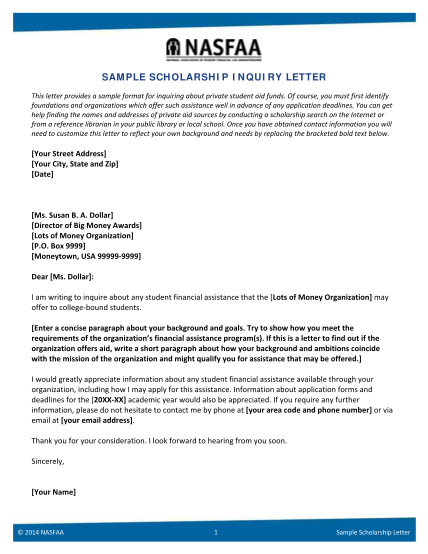 266477494-sample-scholarship-inquiry-letter-new-orleans-louisiana-olhcc