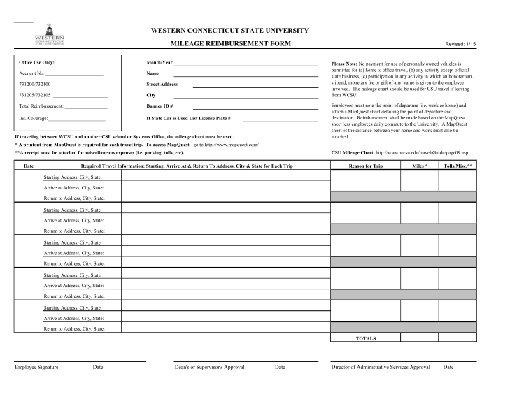 266606419-western-connecticut-state-university-mileage-reimbursement-wcsu