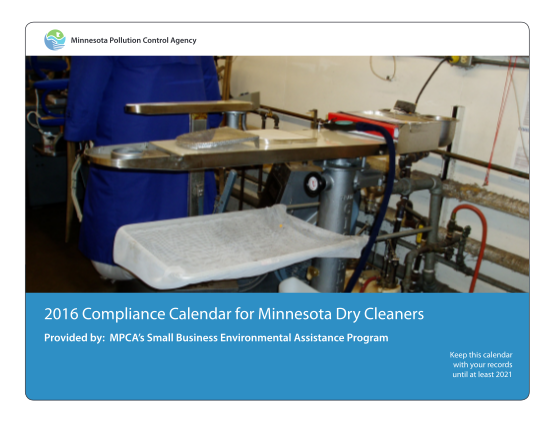 267006356-2016-compliance-calendar-for-dry-cleaners-2016-compliance-calendar-for-dry-cleaners-pca-state-mn