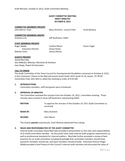 267140949-audit-committee-meeting-draft-minutes-october-8-2012