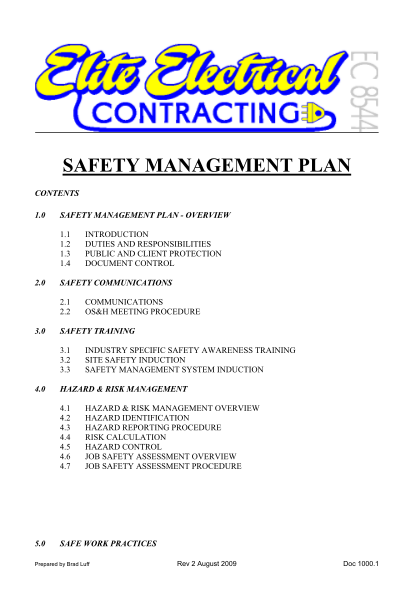 267201159-safety-management-plan-elite-electricaldoc