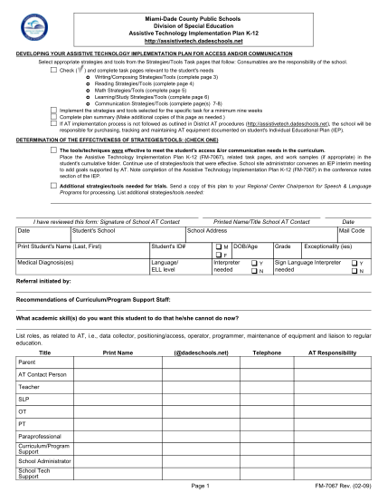 267456475-clear-form-miamidade-county-public-schools-division-of-special-education-assistive-technology-implementation-plan-k12-httpassistivetech
