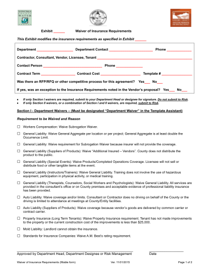267833850-waiver-of-insurance-requirements-form-hr-sonoma-county