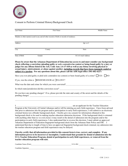 26822795-ttt-consent-for-background-check-form-university-of-central-uca