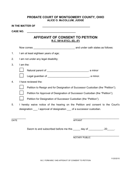 268238084-affidavit-of-consent-to-petition-montgomery-county-ohio-mcohio