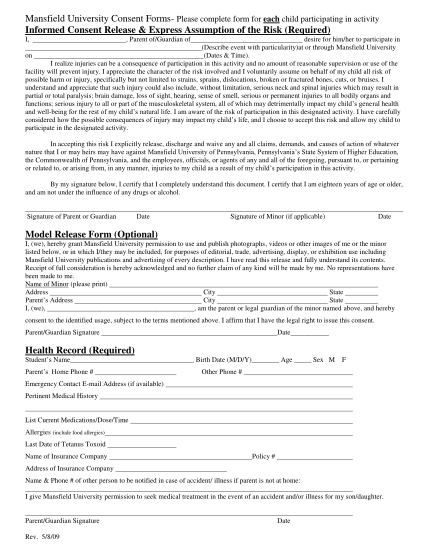 268438362-mansfield-university-consent-forms-please-complete-form-mansfield