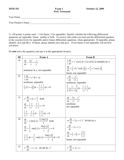 26871968-fall-2009-exam-1-censored-a-bit-with-solutions-uhaweb-hartford