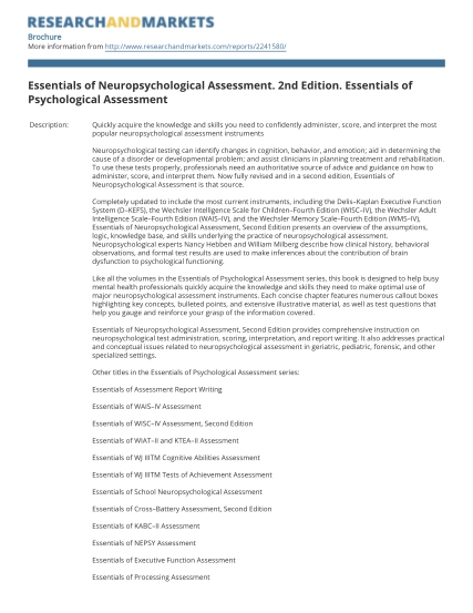 268761938-essentials-of-neuropsychological-assessment-2nd-edition