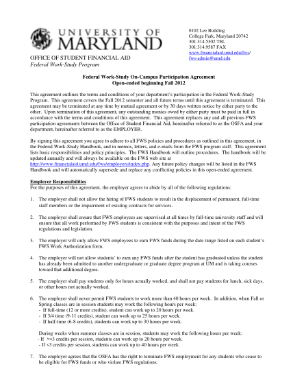 26880562-fws-employer-participation-agreement-office-of-student-financial-financialaid-umd