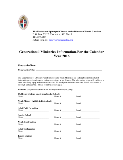 269216612-generational-ministries-information-for-the-calendar-year-2016