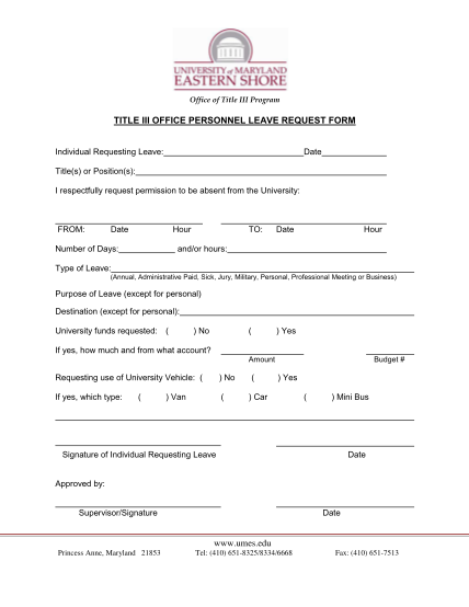 26924044-title-iii-office-personnel-leave-request-form-www-umes