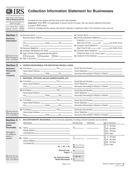 269295903-form-433-b-rev-5-2001-collection-information-statement-for-businesses