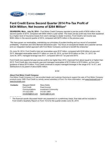 269484996-ford-credit-earns-second-quarter-2014-pre-tax-profit-of