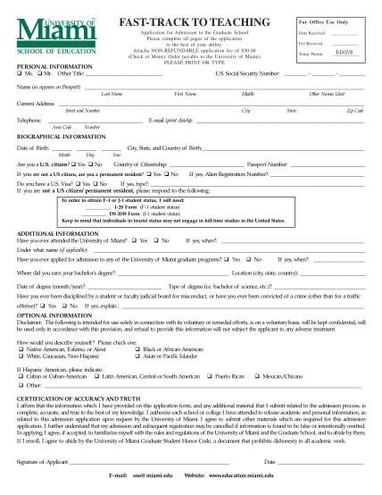 26956274-fillable-university-of-miami-school-of-education-application-form-education-miami