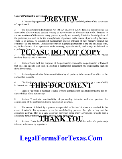 269932981-general-partnership-agreement-legal-forms-for-texas
