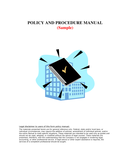 269961429-policy-and-procedure-manual-sample