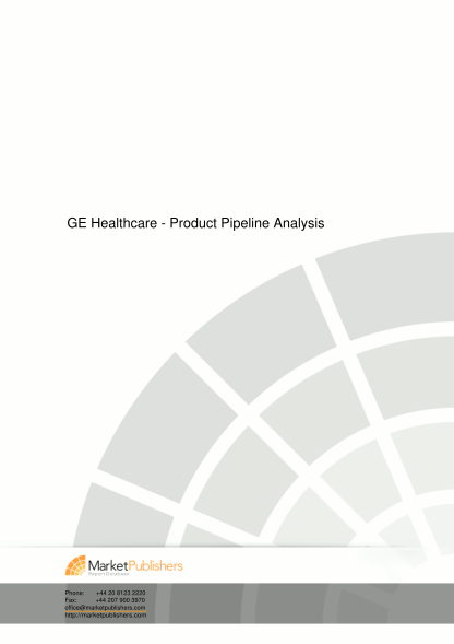 270332049-ge-healthcare-product-pipeline-analysis-market-research-report