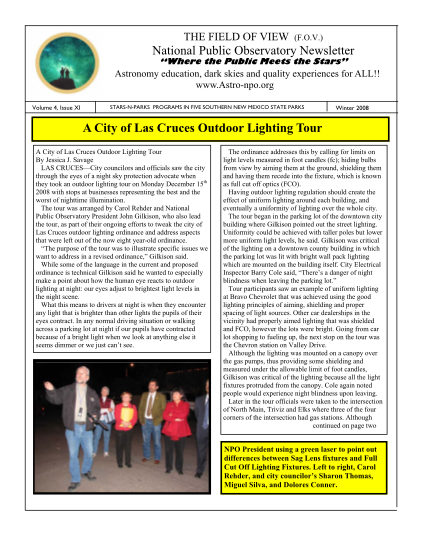270335730-org-volume-4-issue-xi-starsnparks-programs-in-five-southern-new-mexico-state-parks-winter-2008-a-city-of-las-cruces-outdoor-lighting-tour-a-city-of-las-cruces-outdoor-lighting-tour-by-jessica-j