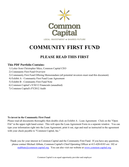 270353887-community-first-fund-common-capital-inc-common-capital