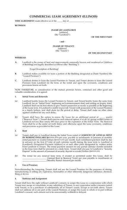 27 commercial lease agreement texas free to edit download print cocodoc