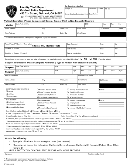 18 how to file a police report for stolen property page 2 - Free to ...