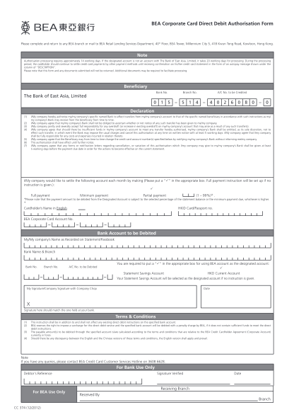 27074451-bea-corporate-card-direct-debit-authorisation-form