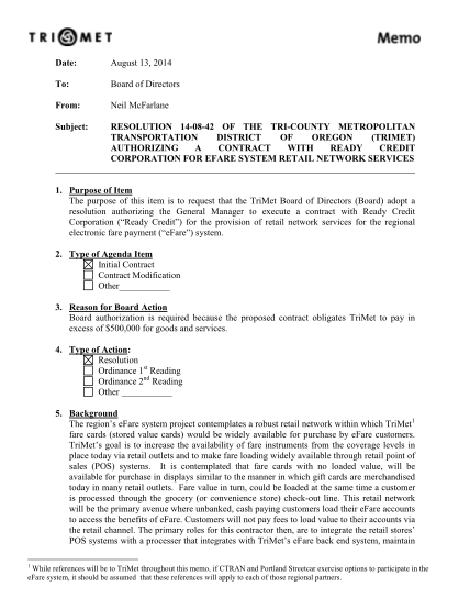 271182232-resolution-14-08-42-authorizing-a-contract-with-ready-credit-corporation-for-efare-system-retail-network-services-resolution-14-08-42-authorizing-a-contract-with-ready-credit-corporation-for-efare-system-retail-network-services-trimet