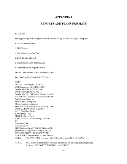271276056-appendix-i-reports-and-plans-formats-globalsecurityorg-globalsecurity