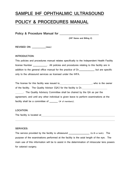 271409731-sample-ihf-ophthalmic-ultrasound-policy-procedures-manual