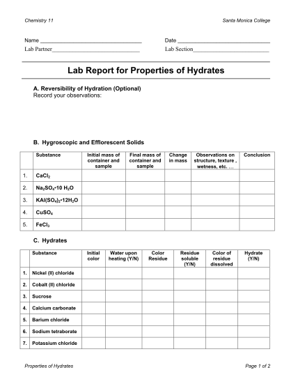 271547202-lab-report-for-properties-of-hydrates-santa-monica-college-smc