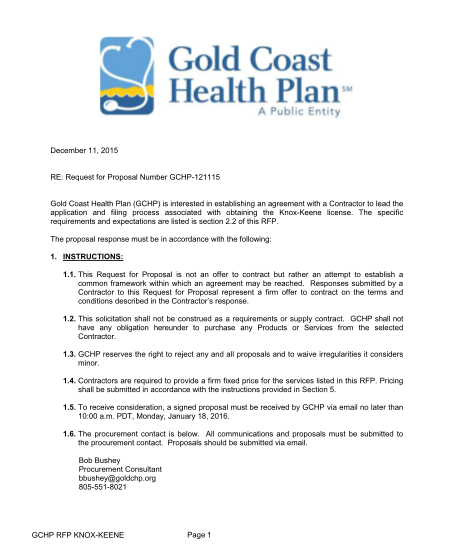 271823479-re-request-for-proposal-number-gchp-121115-goldcoasthealthplan