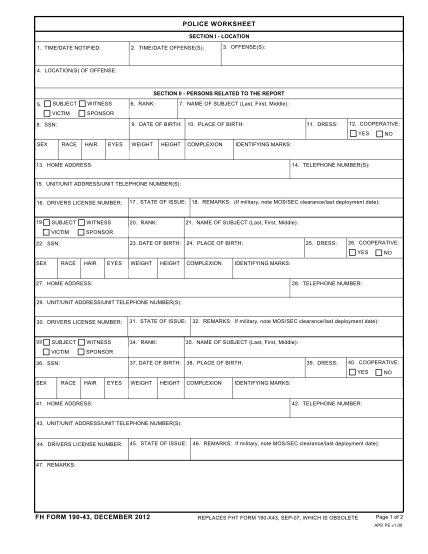 27183734-fort-hoof-form-190-43-fort-hood-hood-army