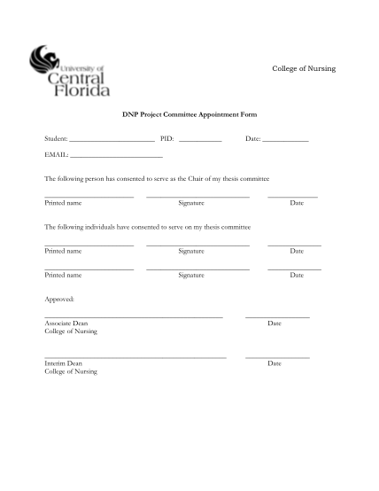 271893698-dnp-project-committee-appointment-form-nursing-ucf