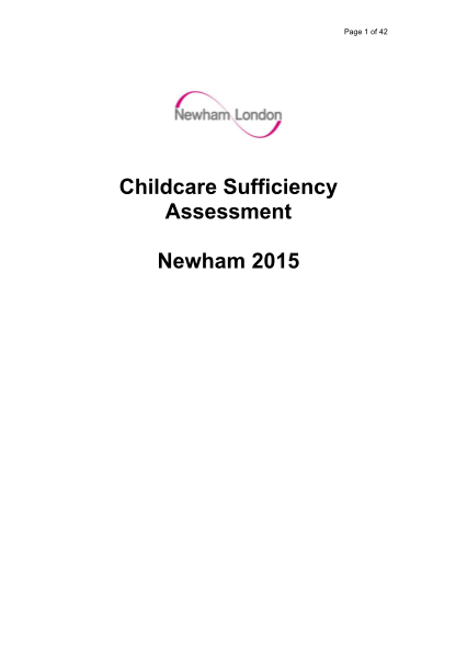 271909921-childcare-sufficiency-review-childcare-sufficiency-review-newham-gov