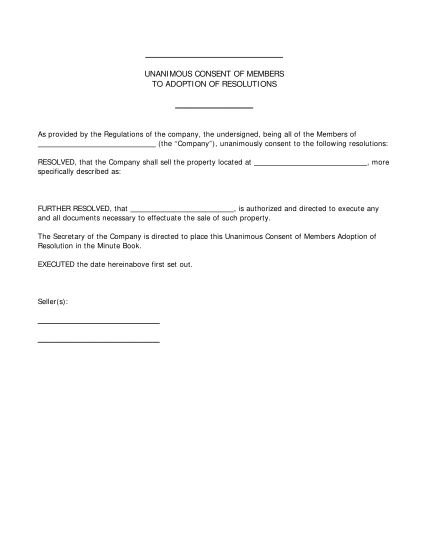 272329655-unanimous-consent-of-members-to-adoption-of-resolutions
