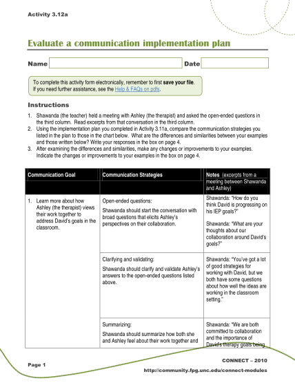 272649728-evaluate-a-communication-implementation-plan-in-this-activity-learners-examine-a-completed-communication-implementation-plan-and-they-compare-the-completed-plan-with-one-they-filled-out-as-part-of-activity-311a-they-then-make-any-chan