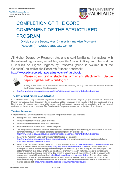 272656153-completion-of-the-core-component-of-the-structured-program-adelaide-edu