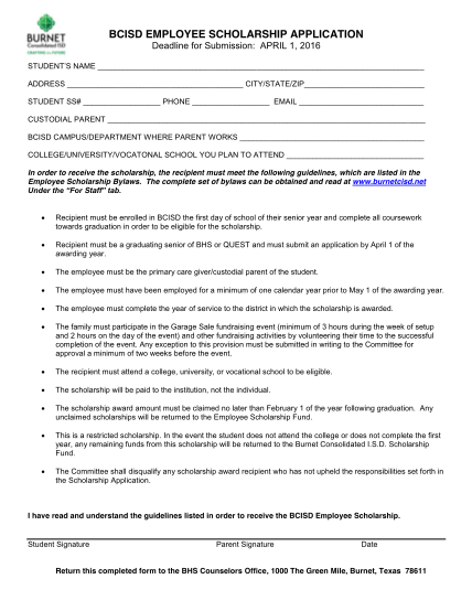 273021837-bcisd-employee-scholarship-application-2016-2-burnetcisd