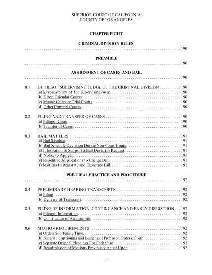 273303-chap8-chapter-eight-criminal-division-rules-various-fillable-forms-lasuperiorcourt