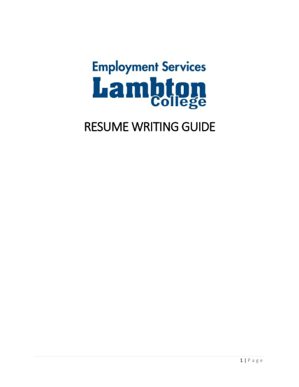 274097552-resume-writing-guide-lambton