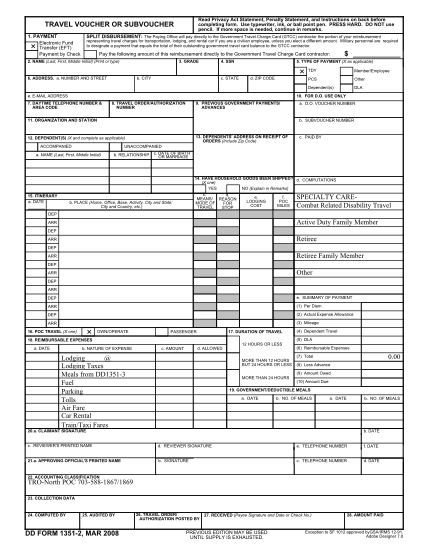 14 dd form 1351-2 example - Free to Edit, Download & Print | CocoDoc