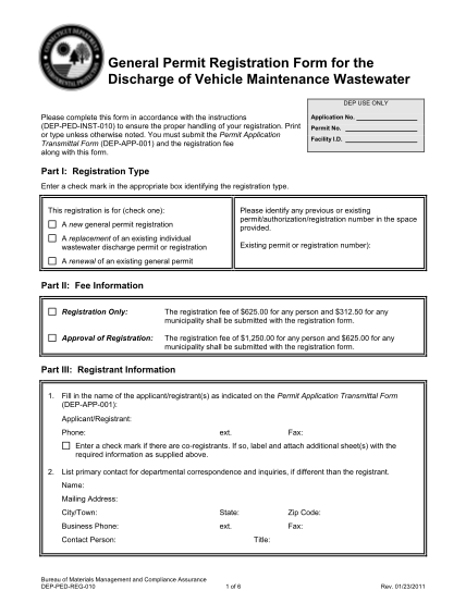 27463186-general-permit-registration-form-for-the-discharge-of-vehicle-maintenance-wastewater-permits-ct