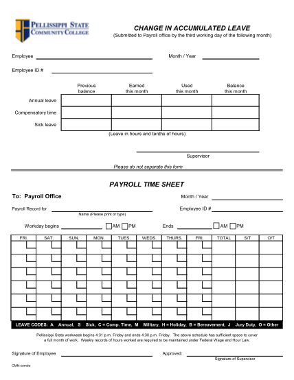 274761106-submitted-to-payroll-office-by-the-third-working-day-of-the-following-month-pstcc