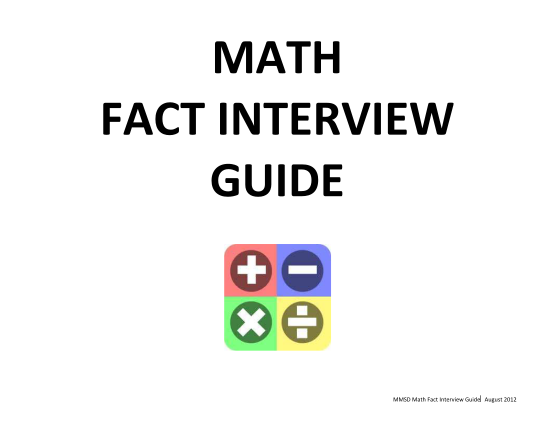 275005125-mmsd-math-fact-interview-guide-august-2012-mathematics-math-madison-k12-wi