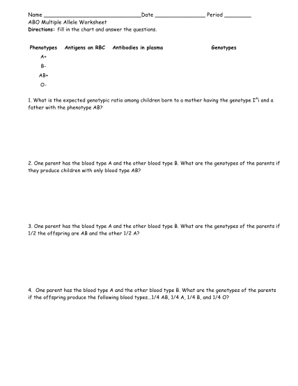 275463485-abo-multiple-allele-worksheet-answers