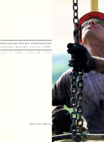 276114594-chesapeake-energy-corporation-annual-report-fiscal-1997-july-996-june-30-1997-drilling-ahead-selected-financial-data-year-ended-june-30-income-data-in-thousands-except-per-share-dsta-oil-and-gas-sales-oil-and-gas-marketing-sales
