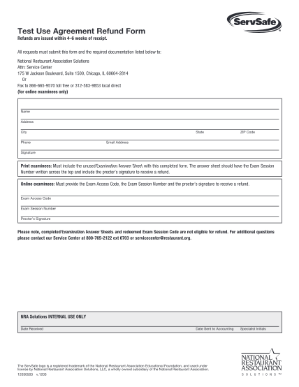 276178863-test-use-agreement-refund-form-servsafe