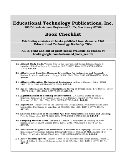 276718-fillable-checklist-of-books-educational-technology-publications-form