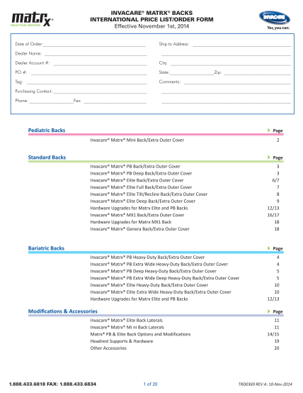 276959090-invacare-matrx-backs-international-price-listorder-form