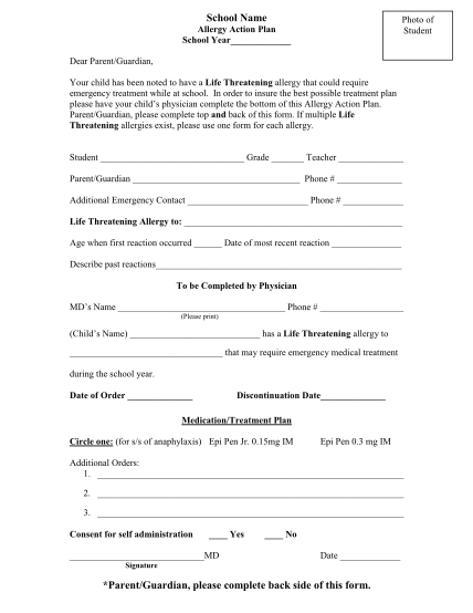 277030093-allergy-action-plan-template-2014-virtual-towns-and-schools-oakelementary-vt-s